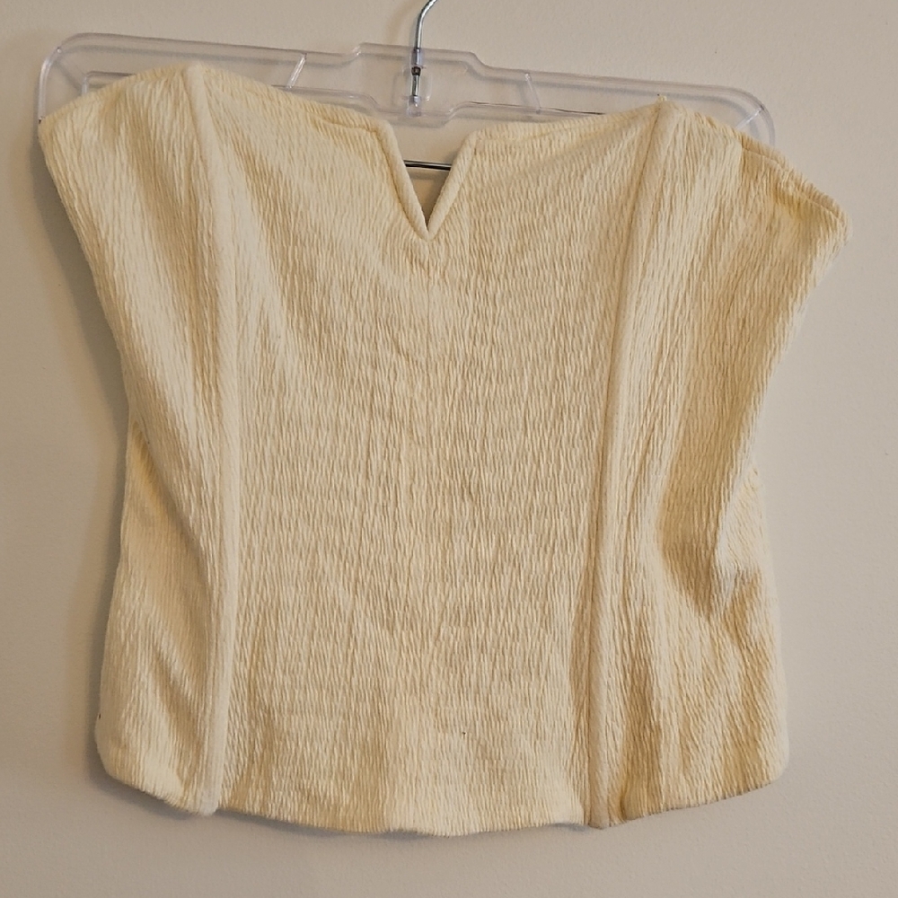 NWT Anthropologie Strapless Top